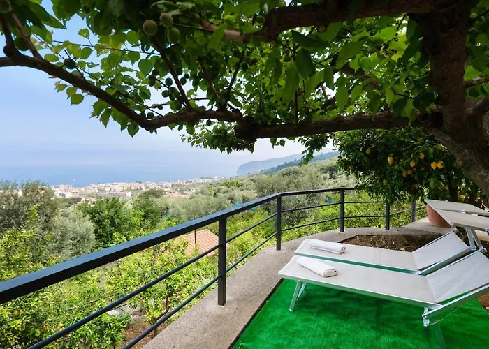 Sorrentovibes - Sea View Rooftop Apartment With Jacuzzi & Garden